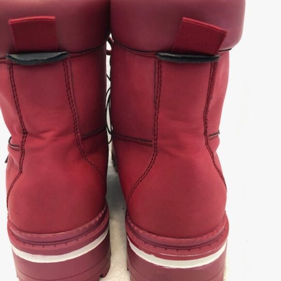 Ecko Unlimited NEW Women's High-Top Red Boot, JAY-01L, Perfect Condition. Size 8 - Picture 5 of 8